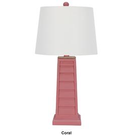 Resin Table Shutter Lamp