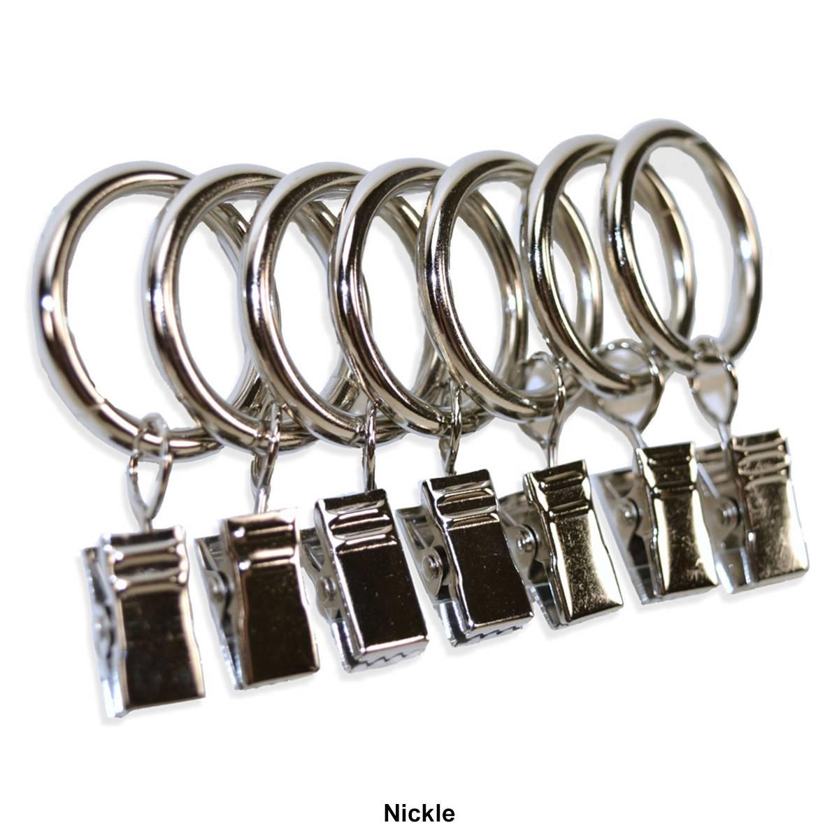 Clip Rings for 5/8-3/4in. Curtain Rod