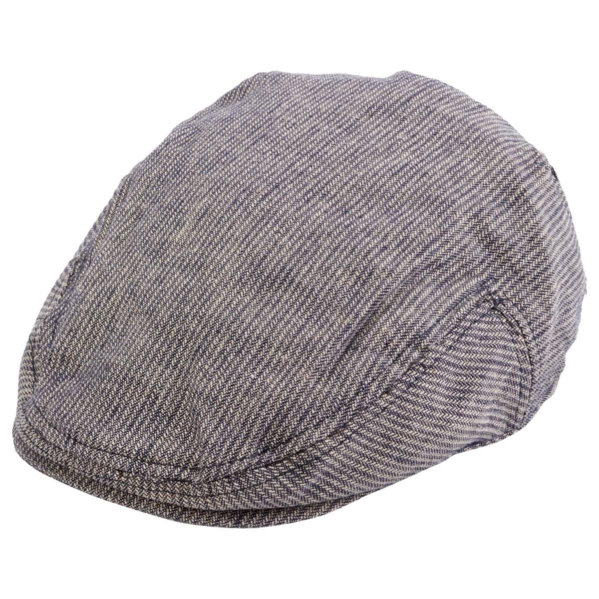Mens DHC Textured Pinstripe Ivy Hat