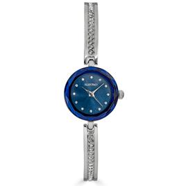 Womens Ellen Tracy Silver-Tone Bangle Watch - ET5428SL