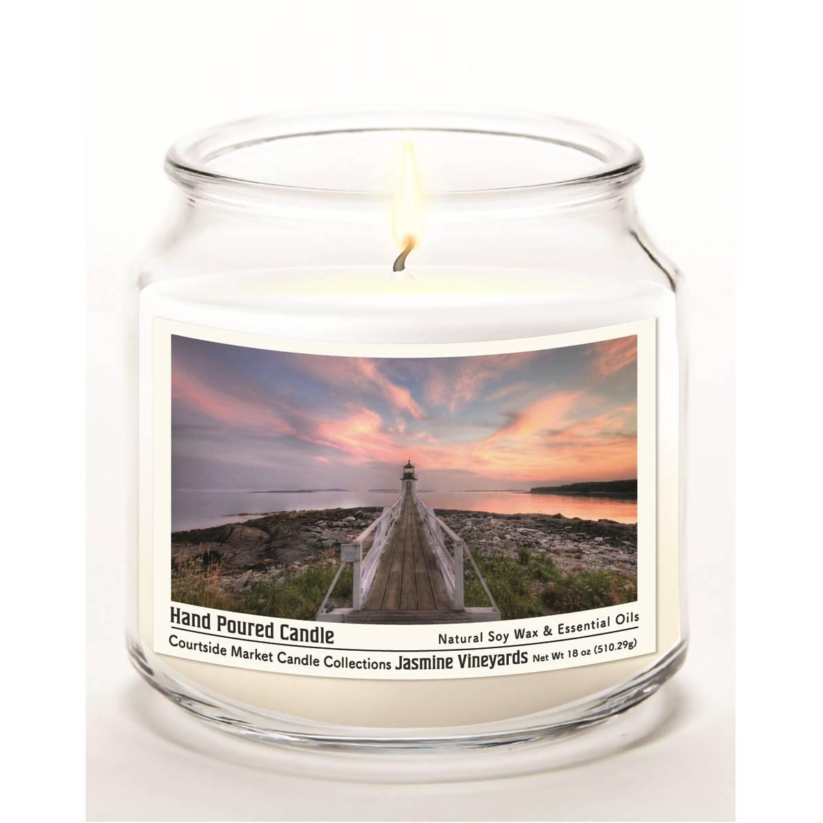 Courtside Market® Sunset 16oz. Jasmine Vineyards Jar Candle
