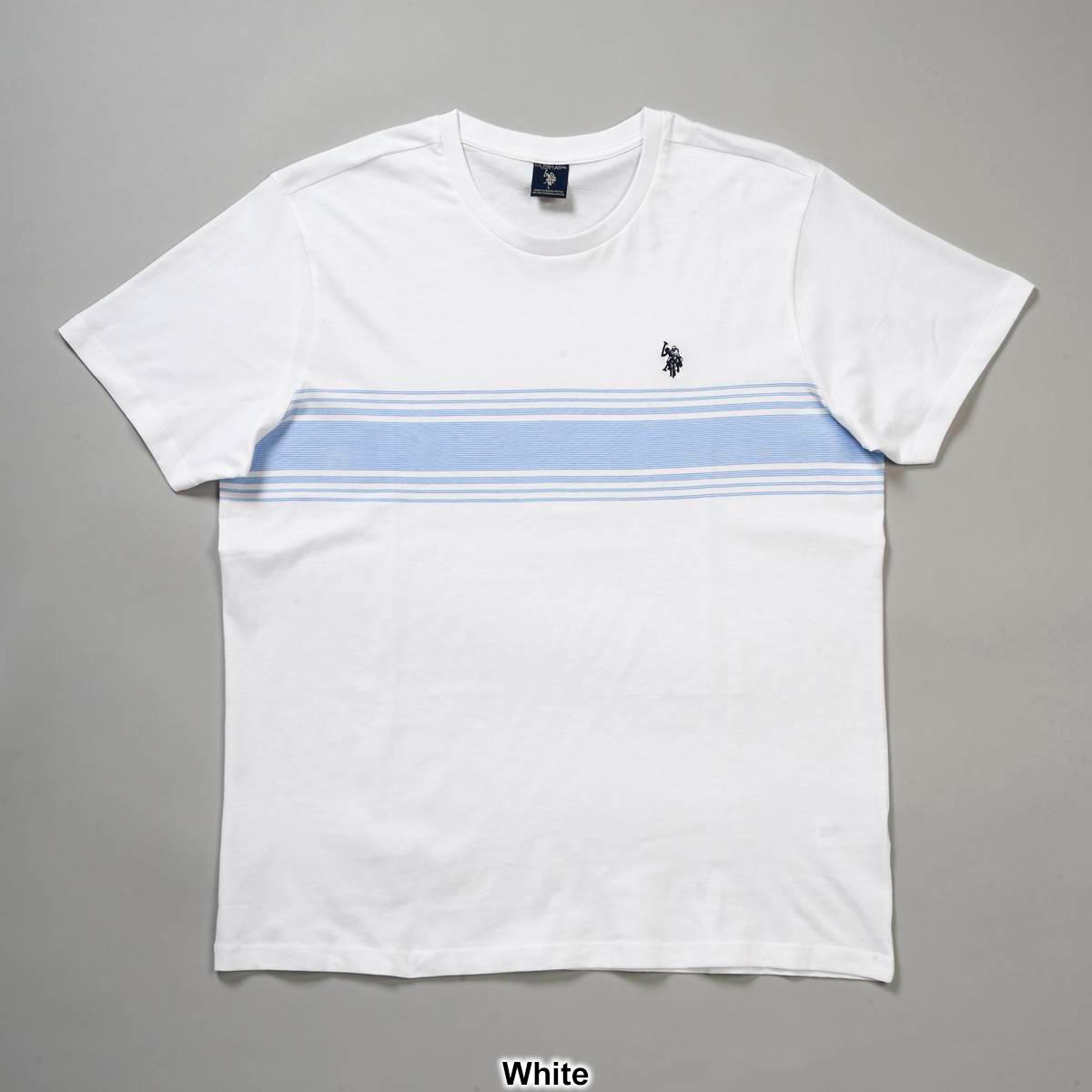 Mens U.S. Polo Assn.® Crew Neck Stripe Tee