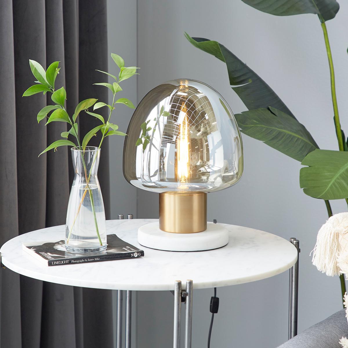9th & Pike® Gold Metal Modern Table Lamp