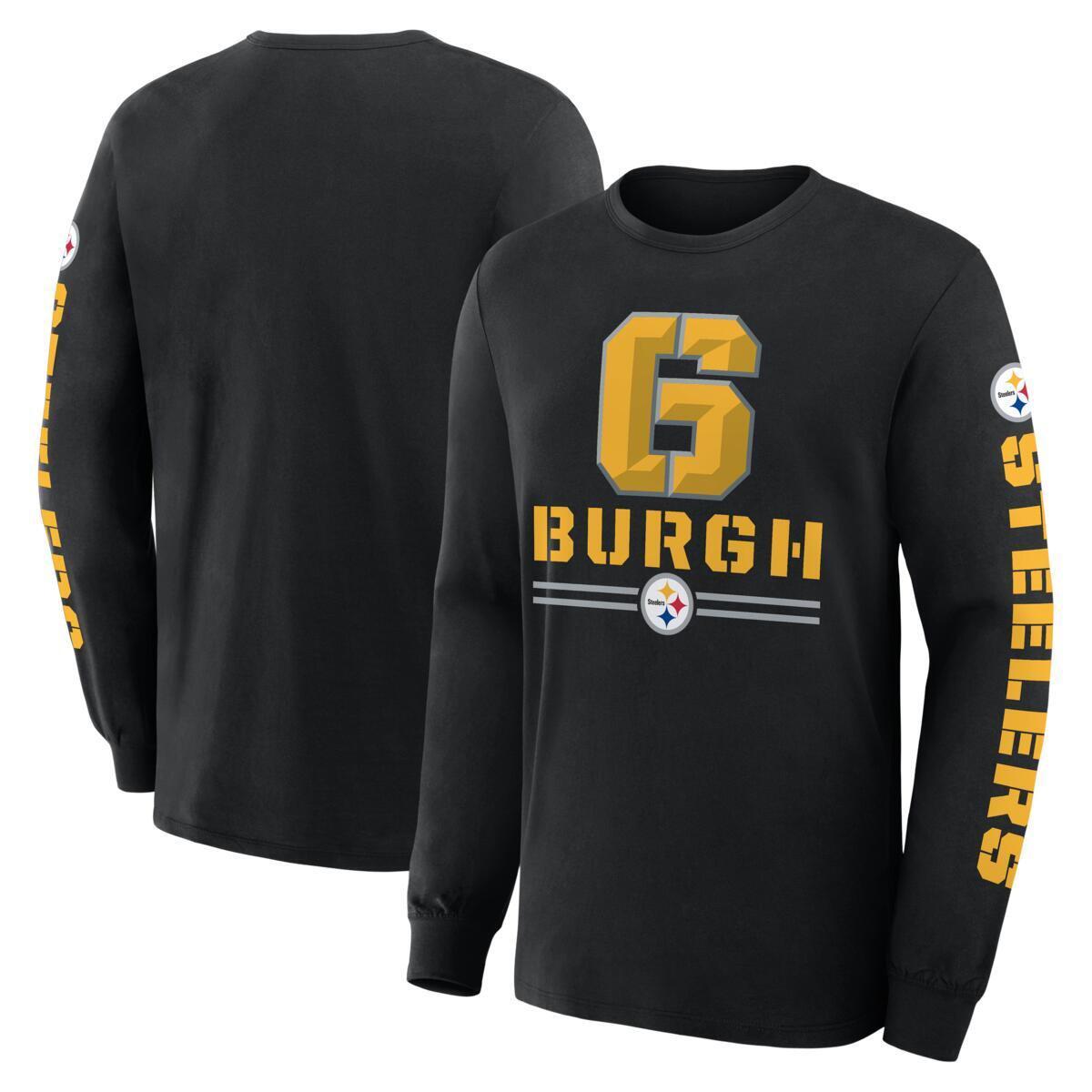 Mens NFL Fanatics Pittsburgh Steelers Hometown Sweep Legacy Tee
