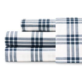 Eddie Bauer Basic Plaid Cotton Percale Sheet Set