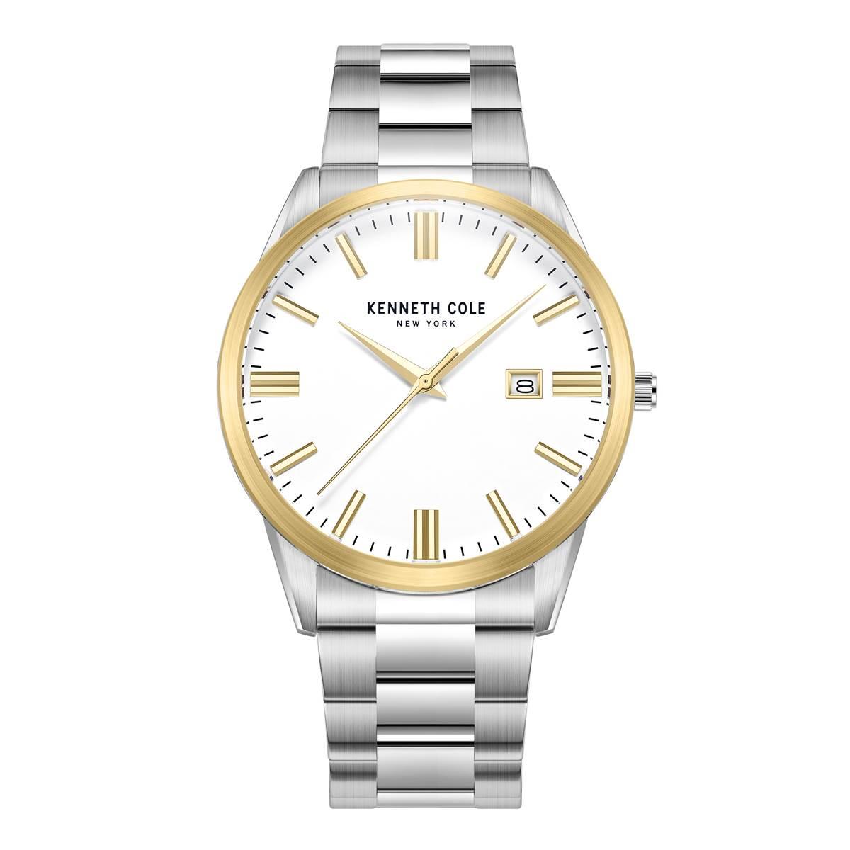 Mens Kenneth Cole(R) New York Two-Tone Watch - KCWGH2233606