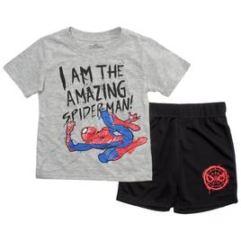 Boys (4-7) Spider-Man 2 pc. I Am Amazing Tee & Mesh Shorts Set