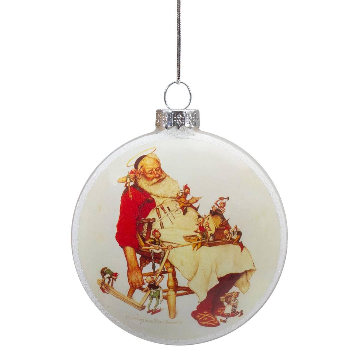 Northlight Seasonal Norman Rockwell Santa & His Helpers Ornament