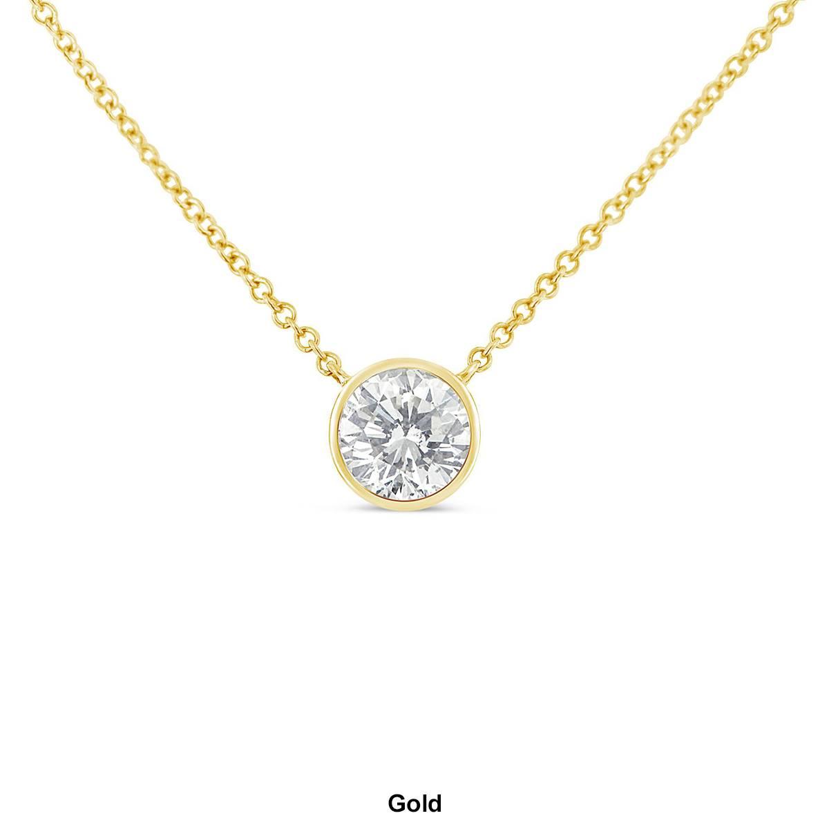 Haus of Brilliance 10kt. Gold 1/3ctw. Diamond Solitaire Pendant