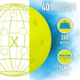 Franklin Sports 3pk. X-40 Optic Pickleballs