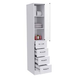 FM FURNITURE Preston Linen Bathroom Cabinet
