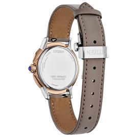 Womens Citizen® Ceci Taupe Dial & Strap Watch - EM1166-01Z