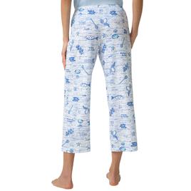 Womens HUE Mediterranean Table Printed Capris