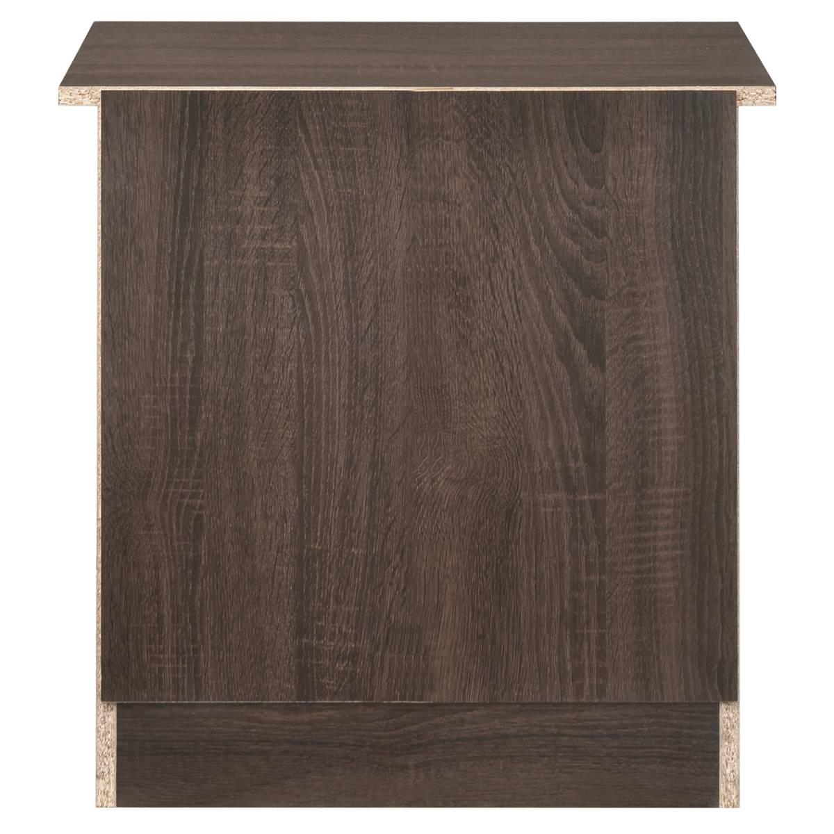 Passion Furniture Hudson 3-Drawer Nightstand