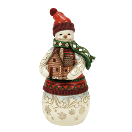Jim Shore Heartwood Creek Christmas at Lodge Snowman Figurine