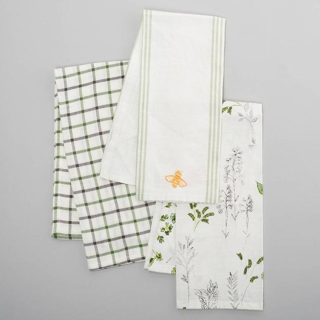 Rustic Charm 3pc Kitchen Towel Set