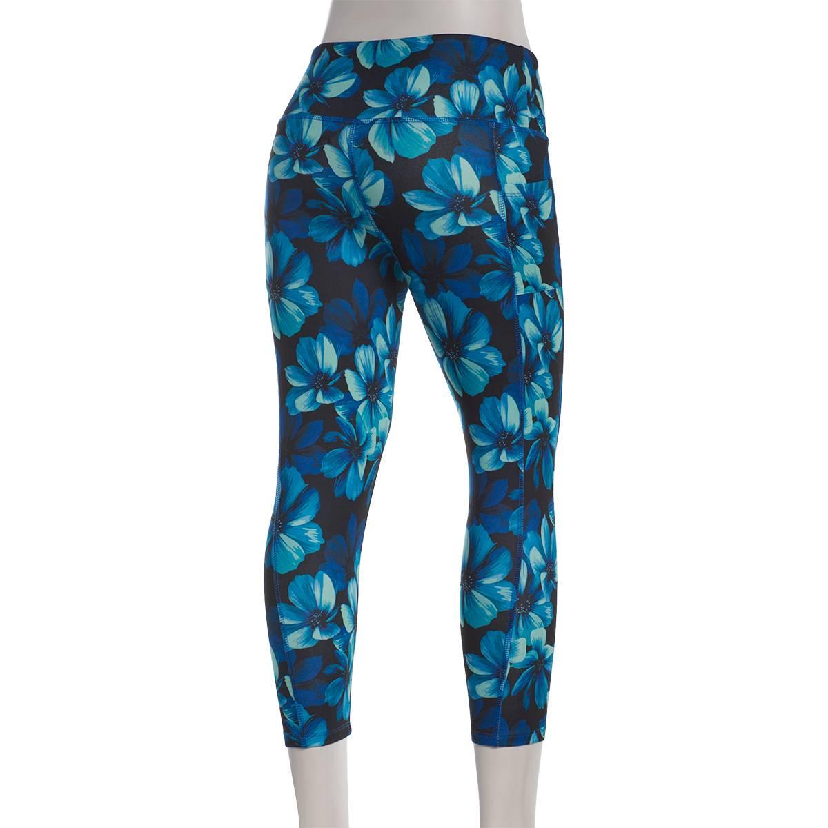 Womens Starting Point® Floral Capri Leggings