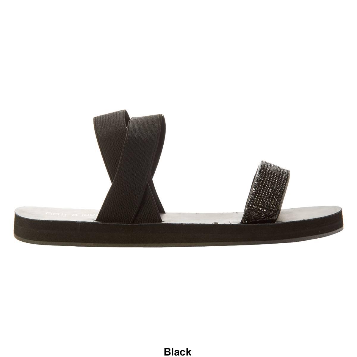 Womens Fifth & Luxe Rhinestone Sandals with Backstrap