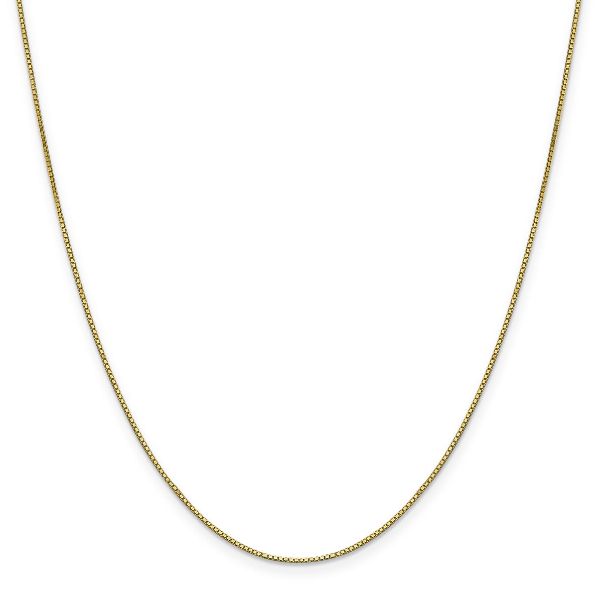 Gold Classics(tm) 10kt. Gold 0.9mm  24in. Box Chain Necklace