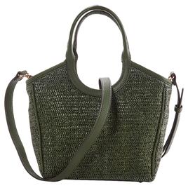 Nanette Lepore Junne Tulip Charm Straw Satchel