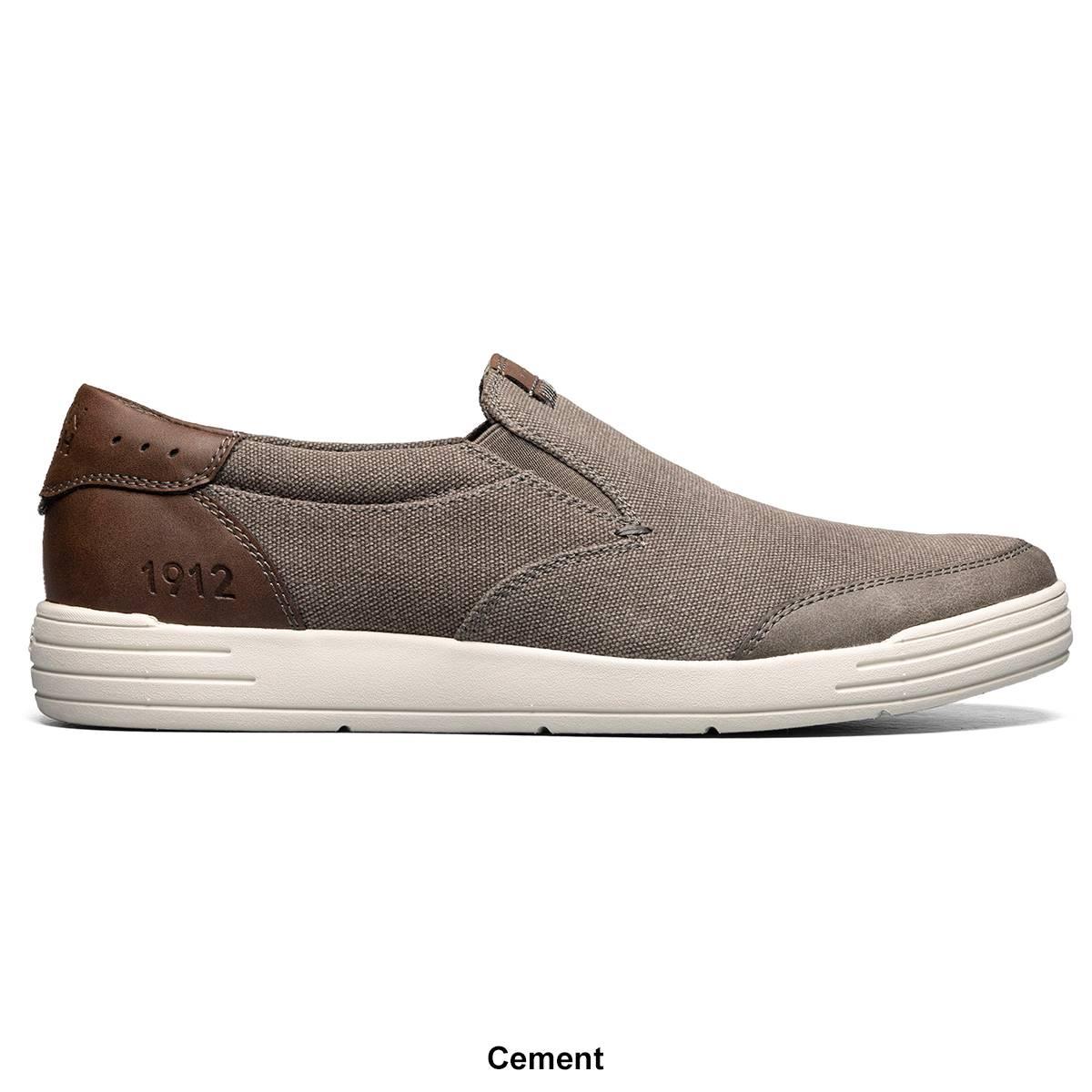 Mens Nunn Bush KORE City Walk Canvas Moc Toe Slip-On Loafers