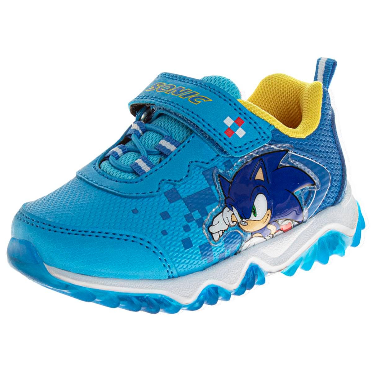 Little Boys SEGA Sonic the Hedgehog Light Up Sneakers