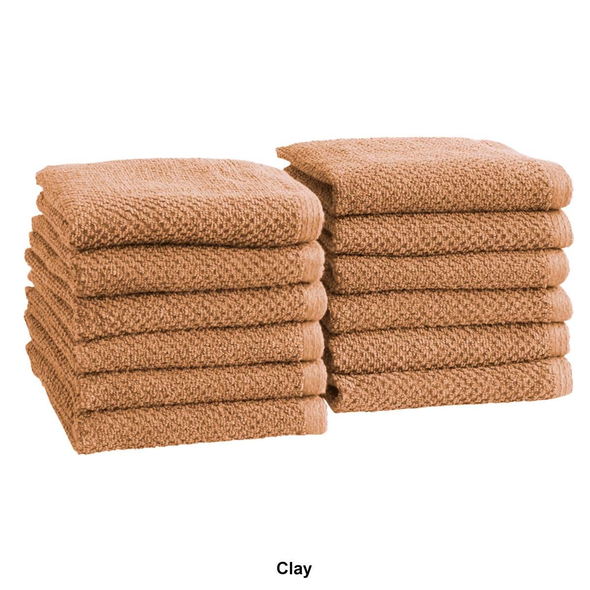 Freshfolds Acacia 12pc. Cotton Quick-Dry Washcloth Set