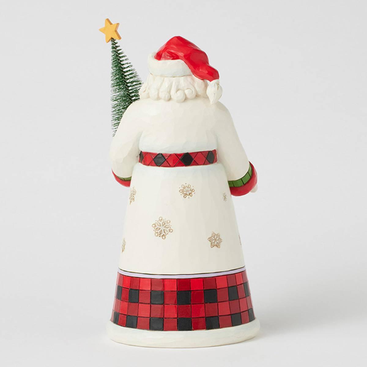 Jim Shore Highland Glen Santa w/ Sisal Christmas Figurine
