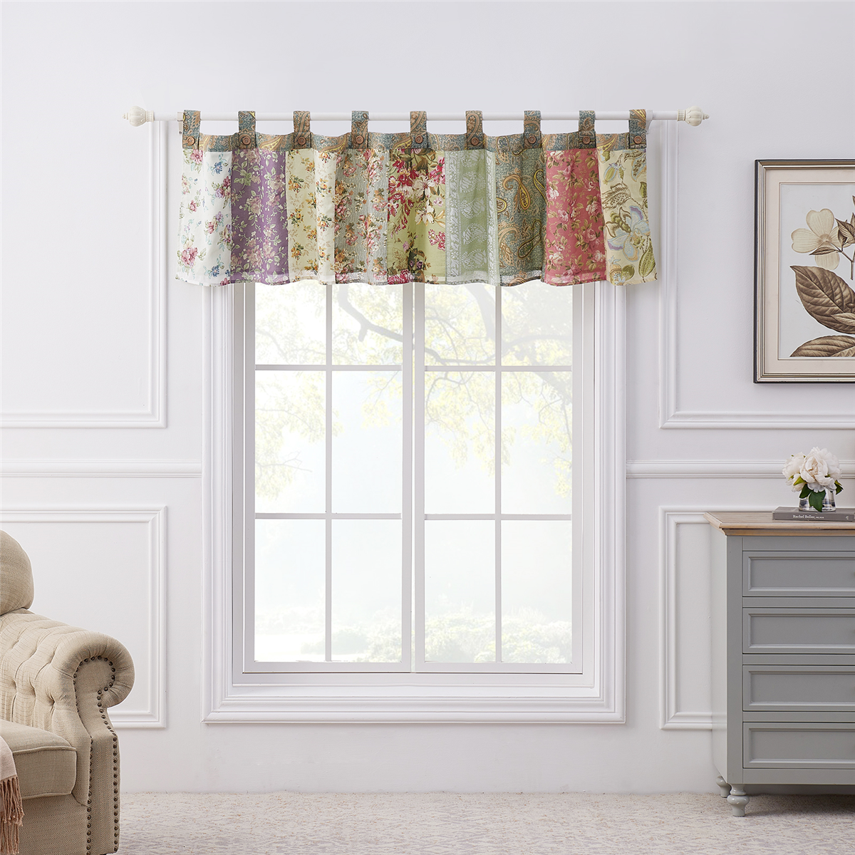 Greenland Home Fashions(tm) Blooming Prairie Valance - 89x21