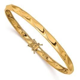 Gold Classics(tm) 14kt. Yellow Gold Polished Twisted Flexible Bangle