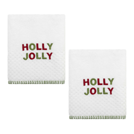 Avanti Holly Jolly 2pc. Hand Towel