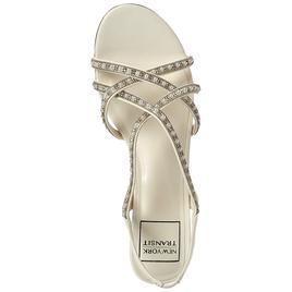 Womens New York Transit Tessie Smooth Wedge Dress Sandals