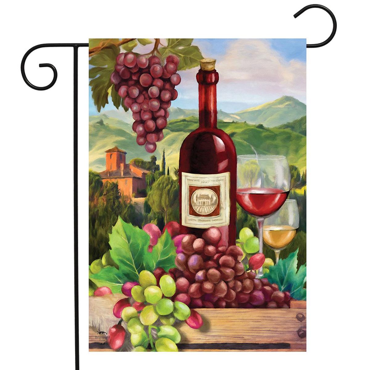 Briarwood Lane Wine Country Garden Flag