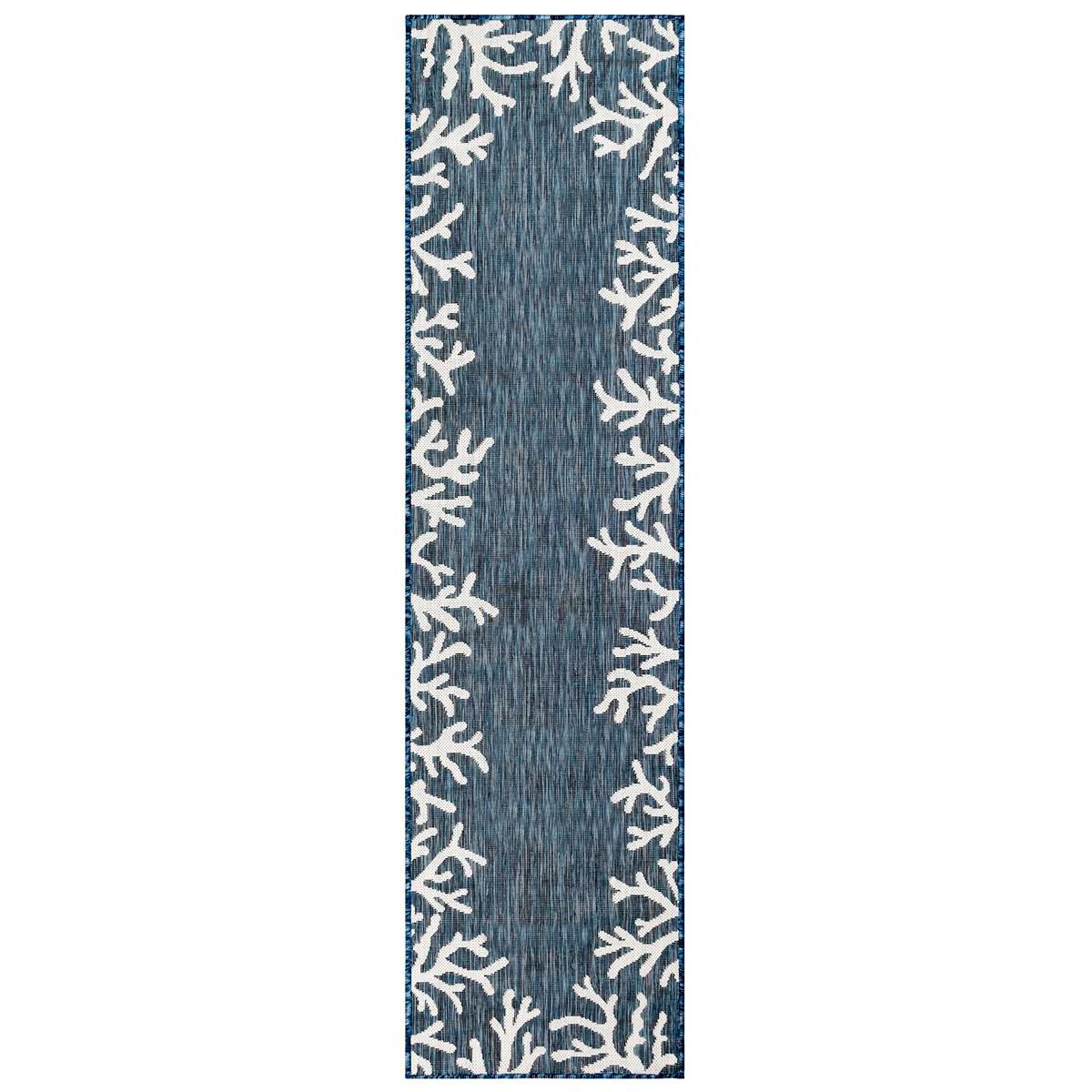 Liora Manne Carmel Coral Border Indoor/Outdoor Runner
