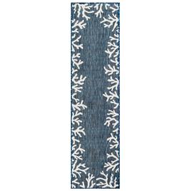 Liora Manne Carmel Coral Border Indoor/Outdoor Runner