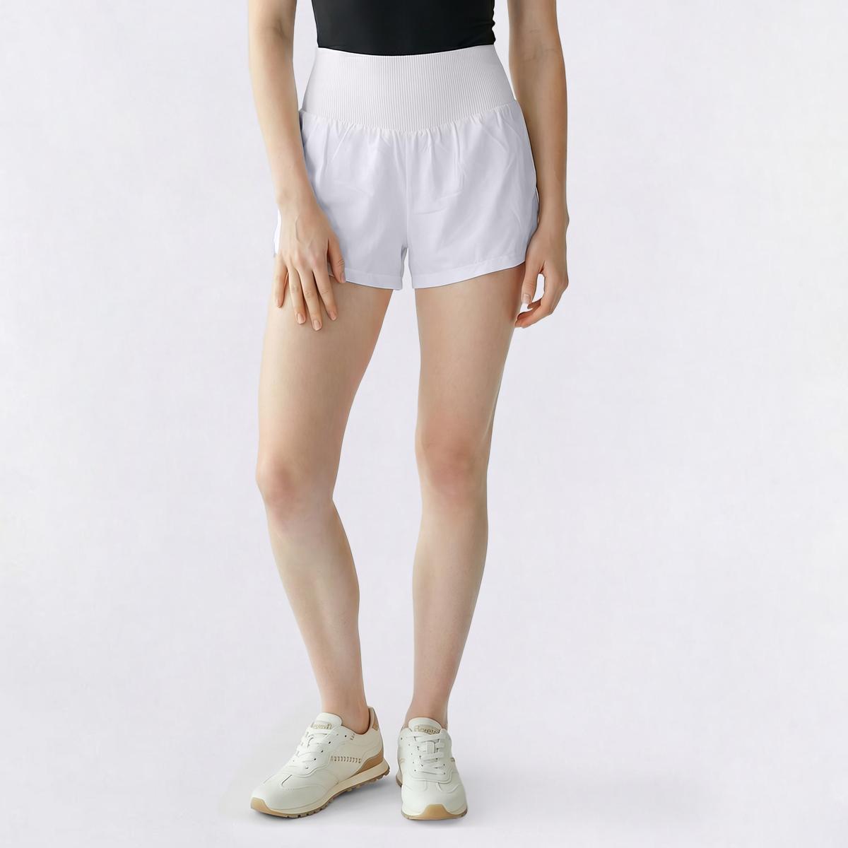 Juniors Love Tree Ribbed Waist Dolphin Shorts