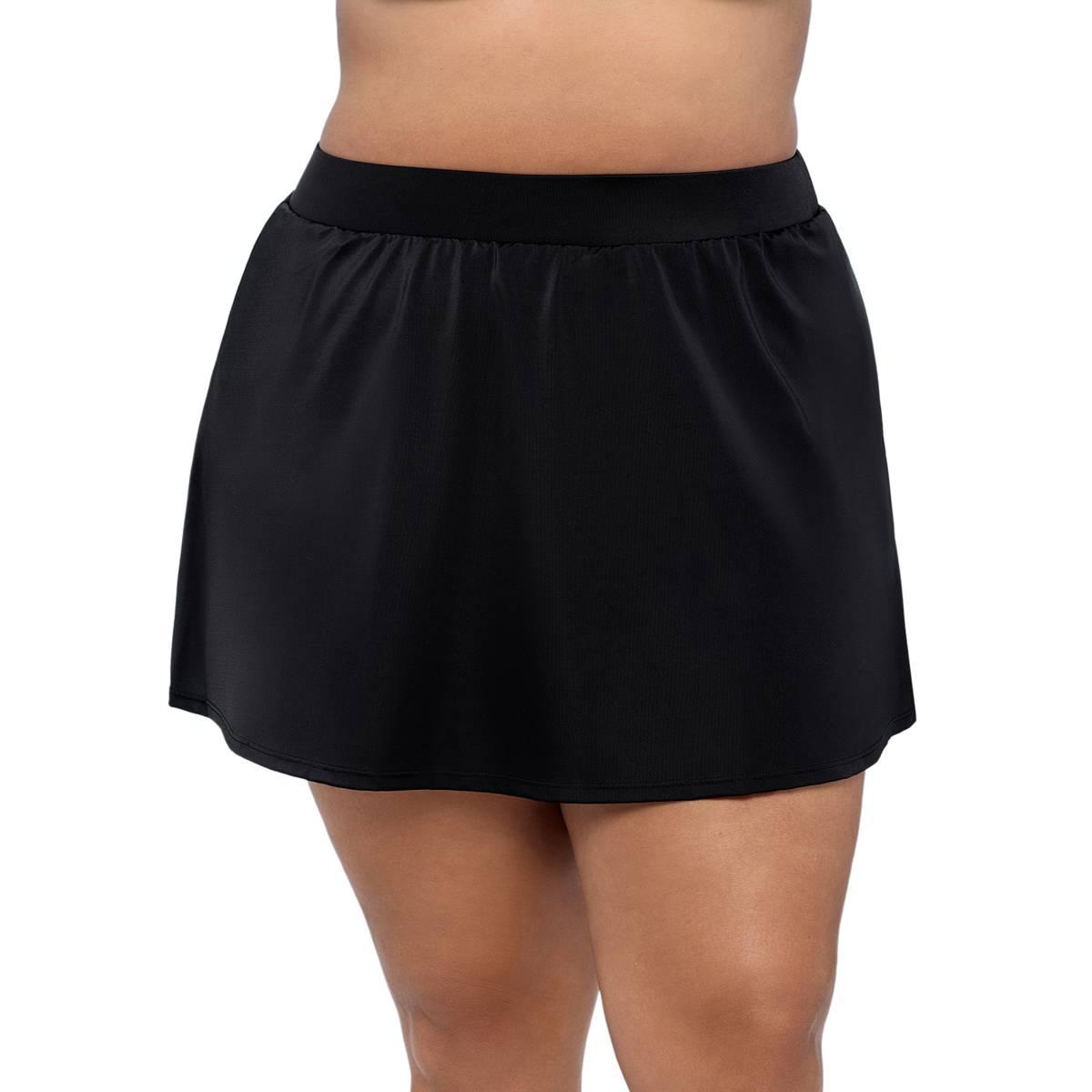 Plus Size Swimshaper Solid Swim Skirt