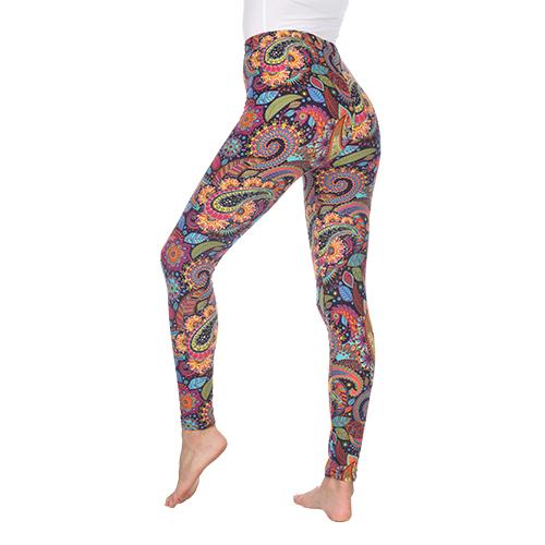 Womens White Mark Paisley Floral Leggings