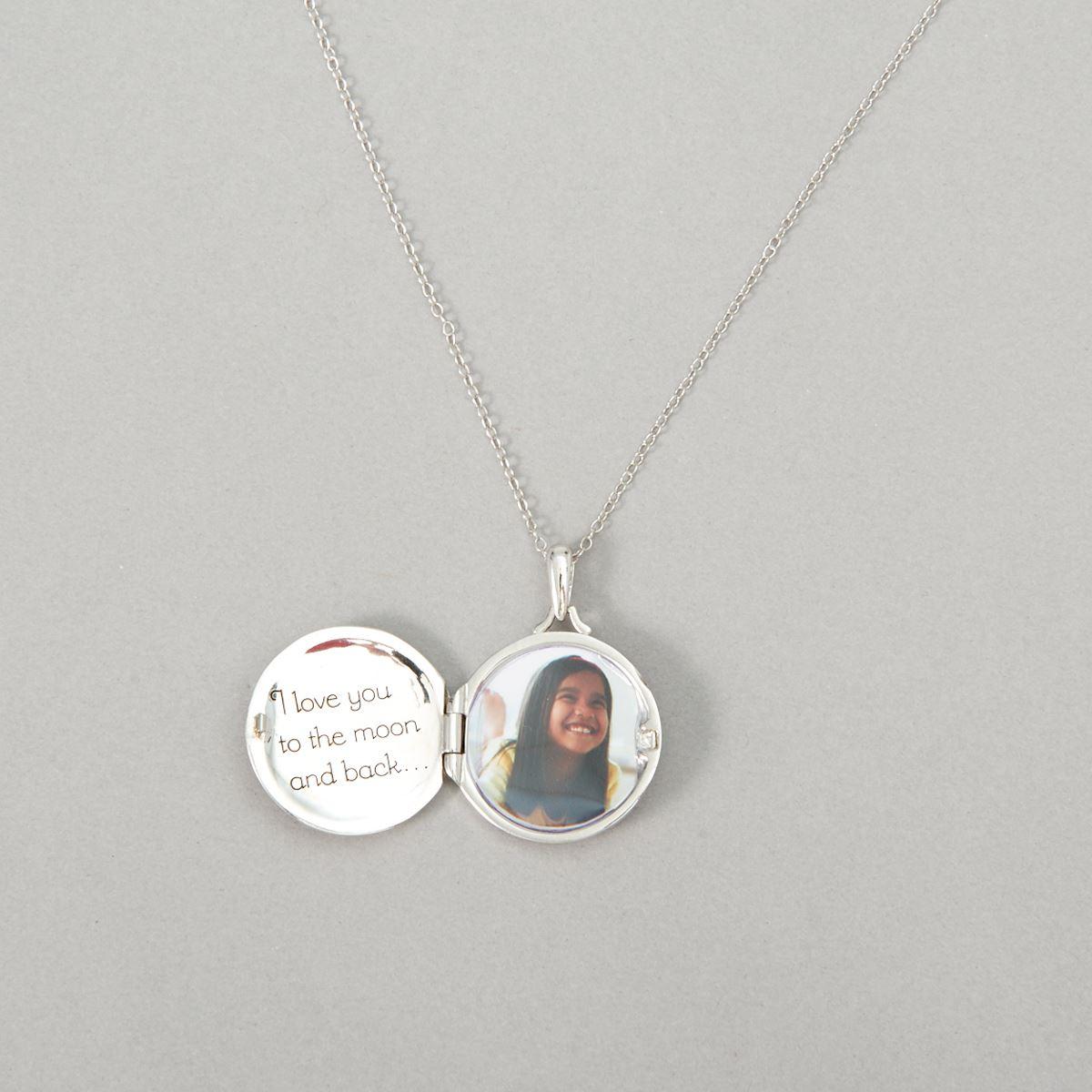 Splendere Disney Love You To The Moon Locket Necklace