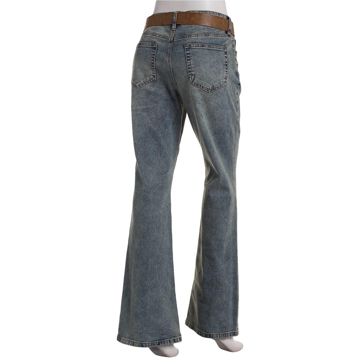 Juniors Madden Girl Bootcut Jeans with Brown Western Belt
