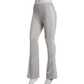 Juniors Love Tree Side Stripe Soft Air Marled Flare Leggings