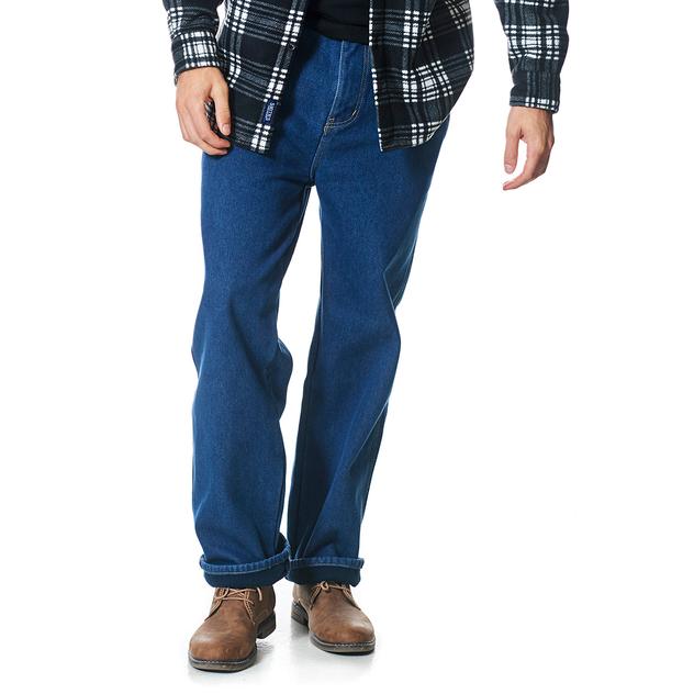 Mens Stanley® 5-Pocket Bonded Fleece Lined Denim Work Jeans