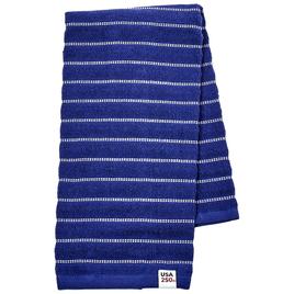 Navy/White Skipping Stripe Wave Kitchen Towel