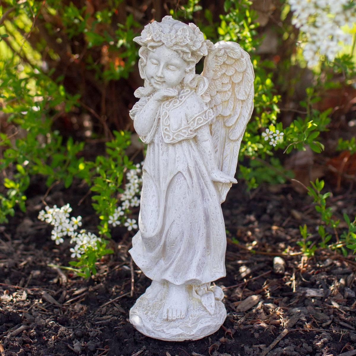 Northlight Seasonal 9.75in. Standing Angel Garden Statue