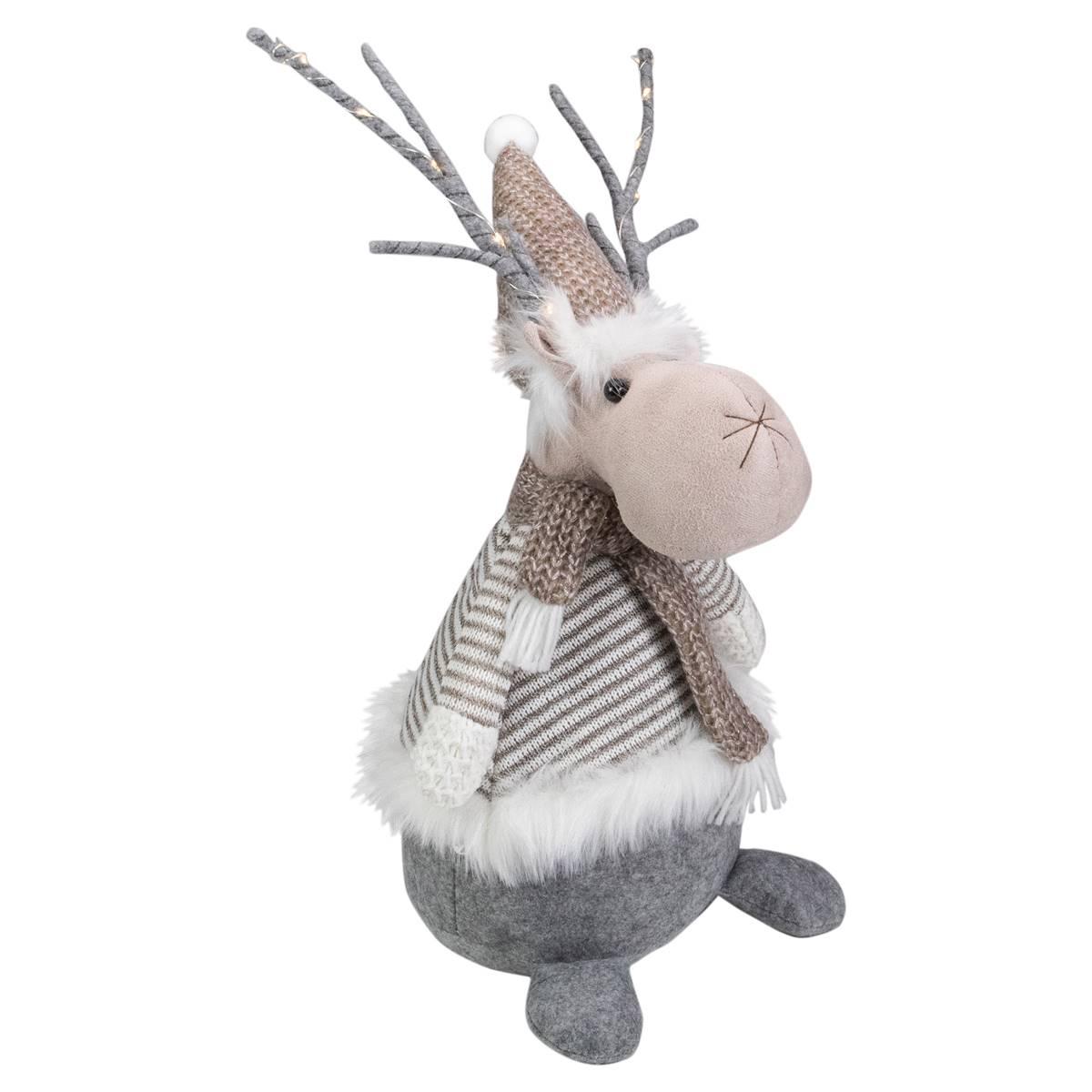 Northlight Seasonal 18in. LED Knit Reindeer Christmas Figure