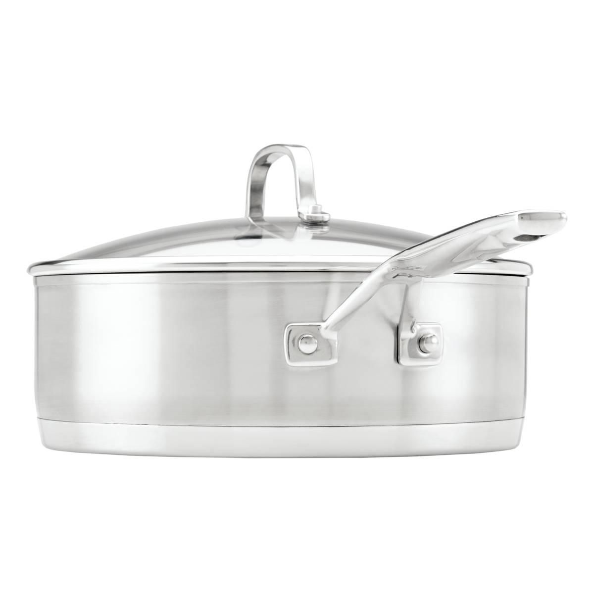 KitchenAid® Stainless Steel 3-Ply Base 4.5qt. Sauté Pan