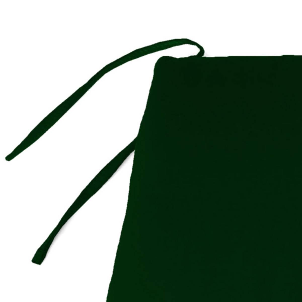 Jordan Manufacturing Forest Green Solid Settee Bench Cushion