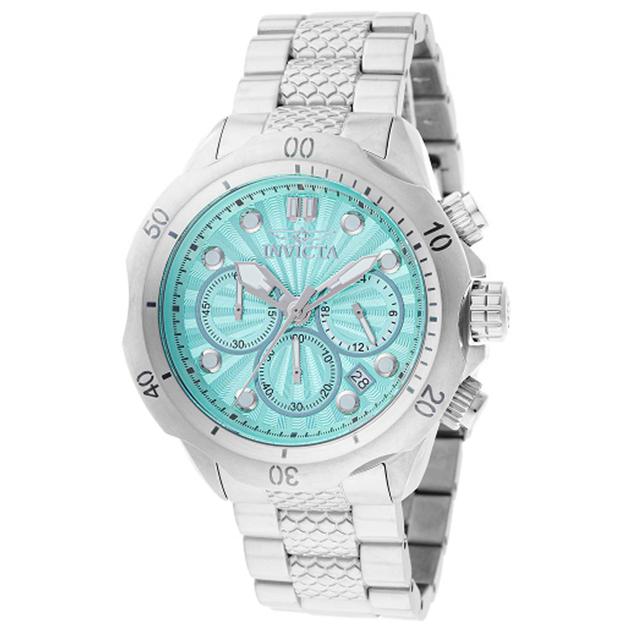 Mens Invicta Venom Turquoise Dial Quartz Watch - 47749