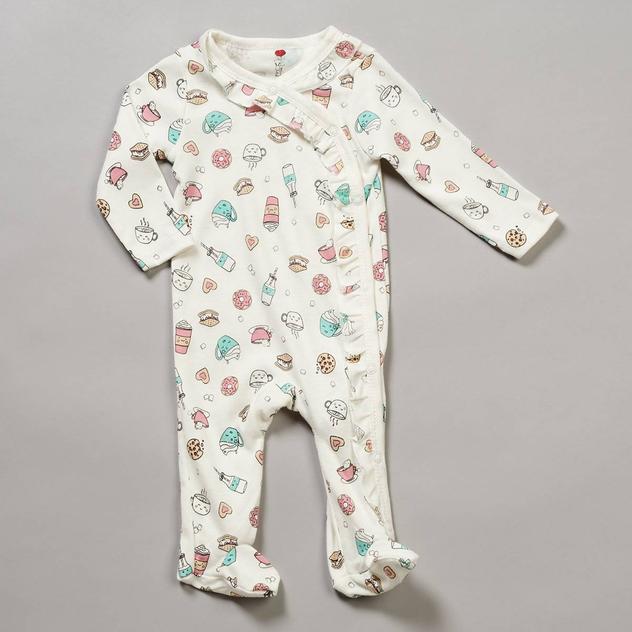Baby Girl (NB-9M) Mini Hop Sweet Food & Drinks Footie