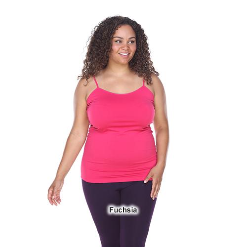 Plus Size White Mark Basic Camisole